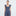 The Ellie Nap Dress - Navy Trailing Fern