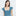 The Ellie Nap Dress - Navy Calico Trellis