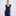 The Crepe Ellie Nap Dress - Navy Crepe color:Wrinkle Resistant Navy Crepe
