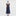The Ellie Nap Dress - Navy Sheer Plaid