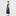 The Ellie Nap Dress - Navy Sheer Plaid