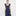 The Ellie Nap Dress - Navy Sheer Plaid