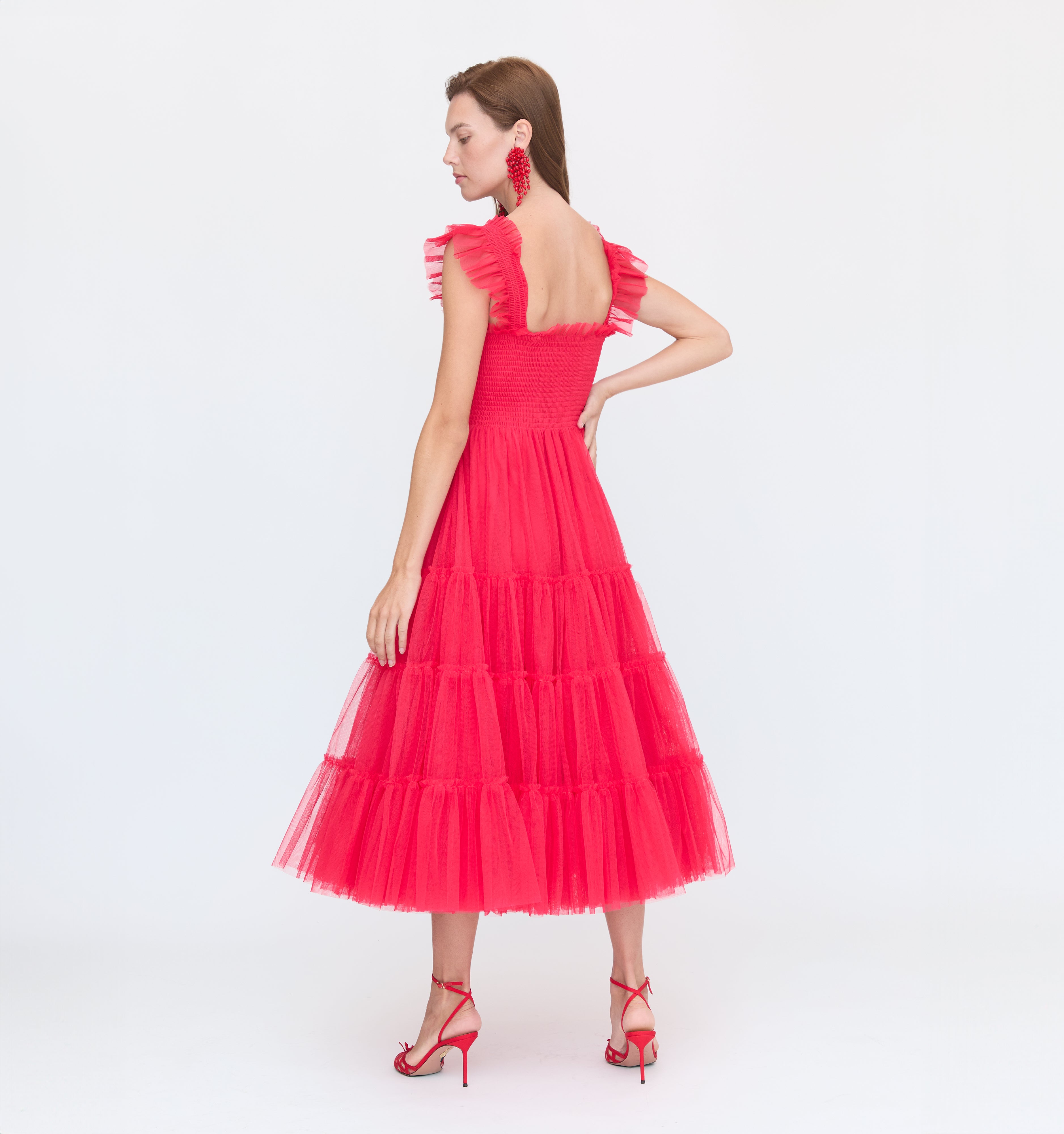 The Tulle Ellie Nap Dress - Red Tulle