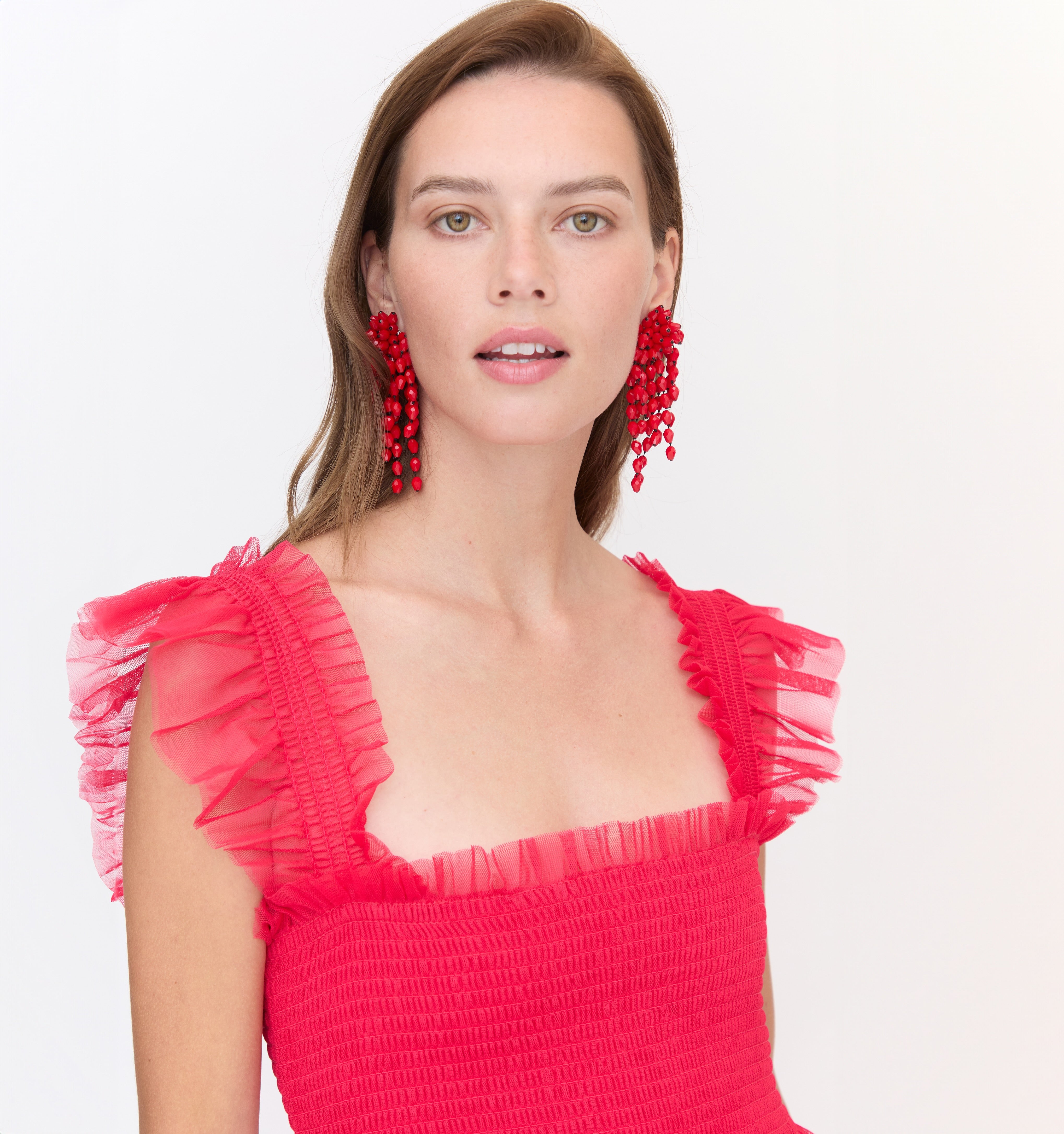 The Tulle Ellie Nap Dress - Red Tulle