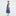 The Ellie Nap Dress - Navy Trellis
