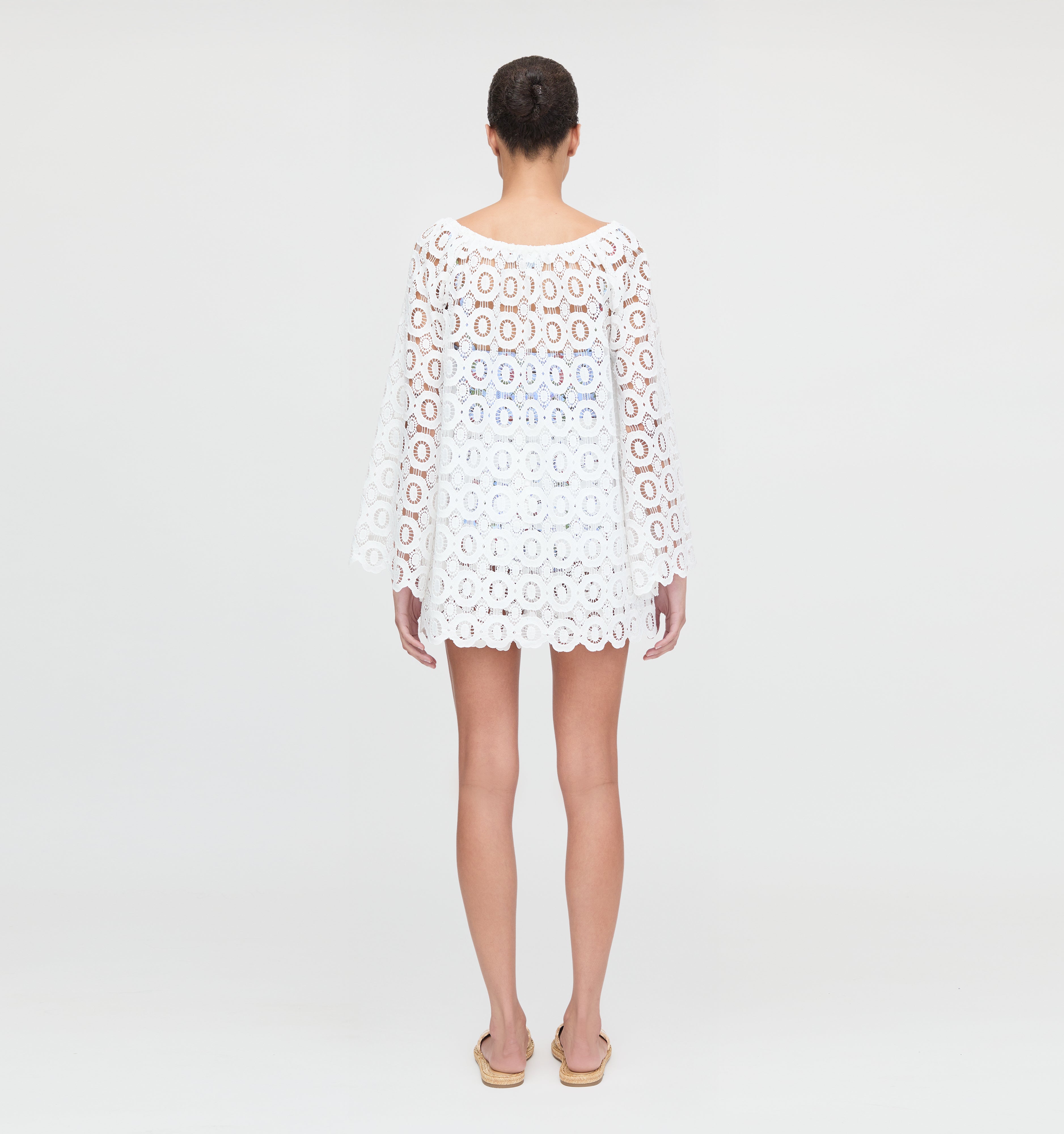 The Enella Tunic - White Lace