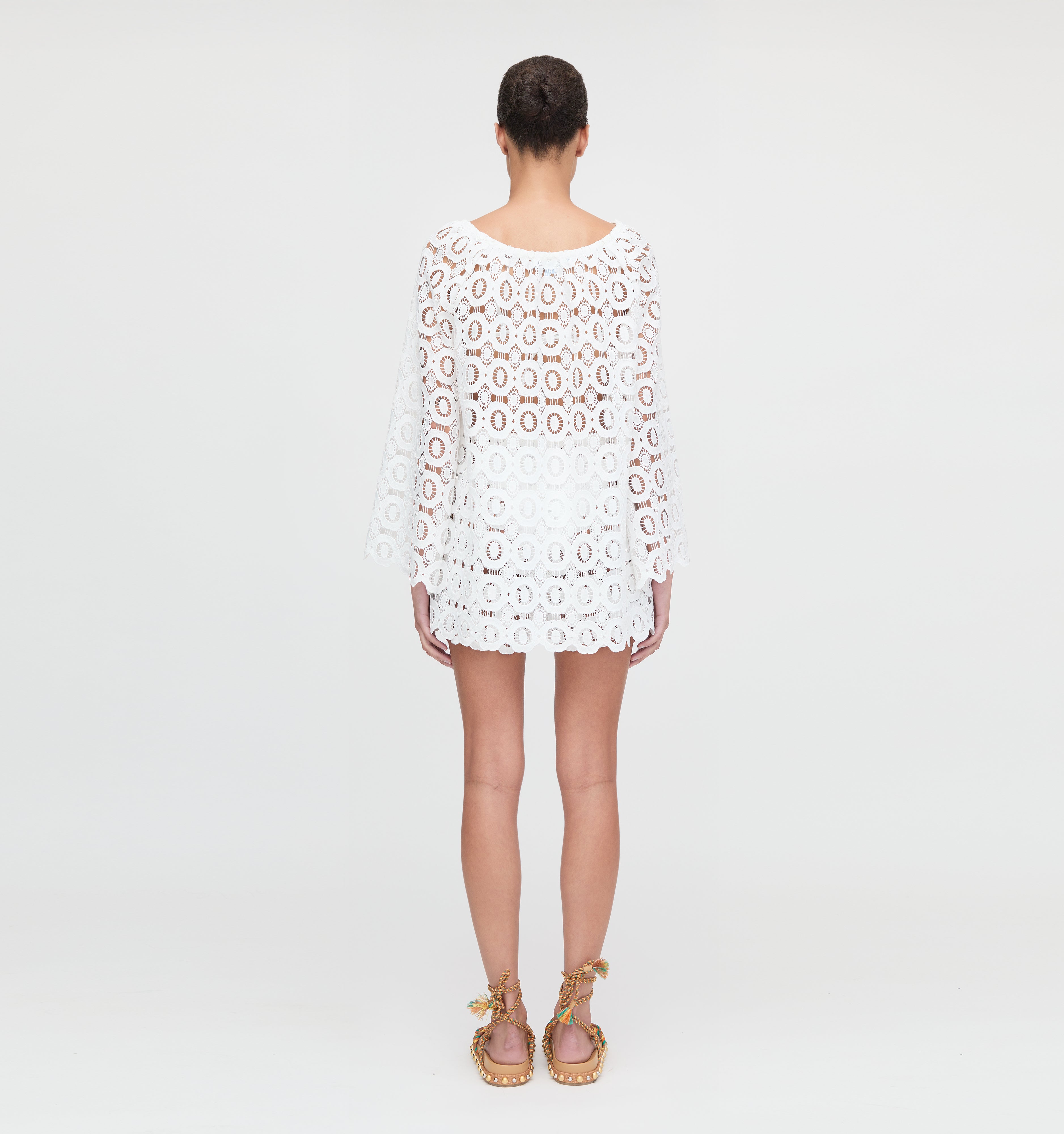 The Kaya Short - White Lace
