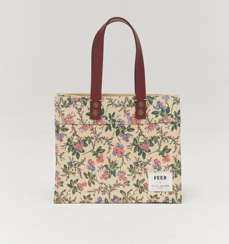 Personalized Floral Initial Canvas Tote Bag for Everyday Use 