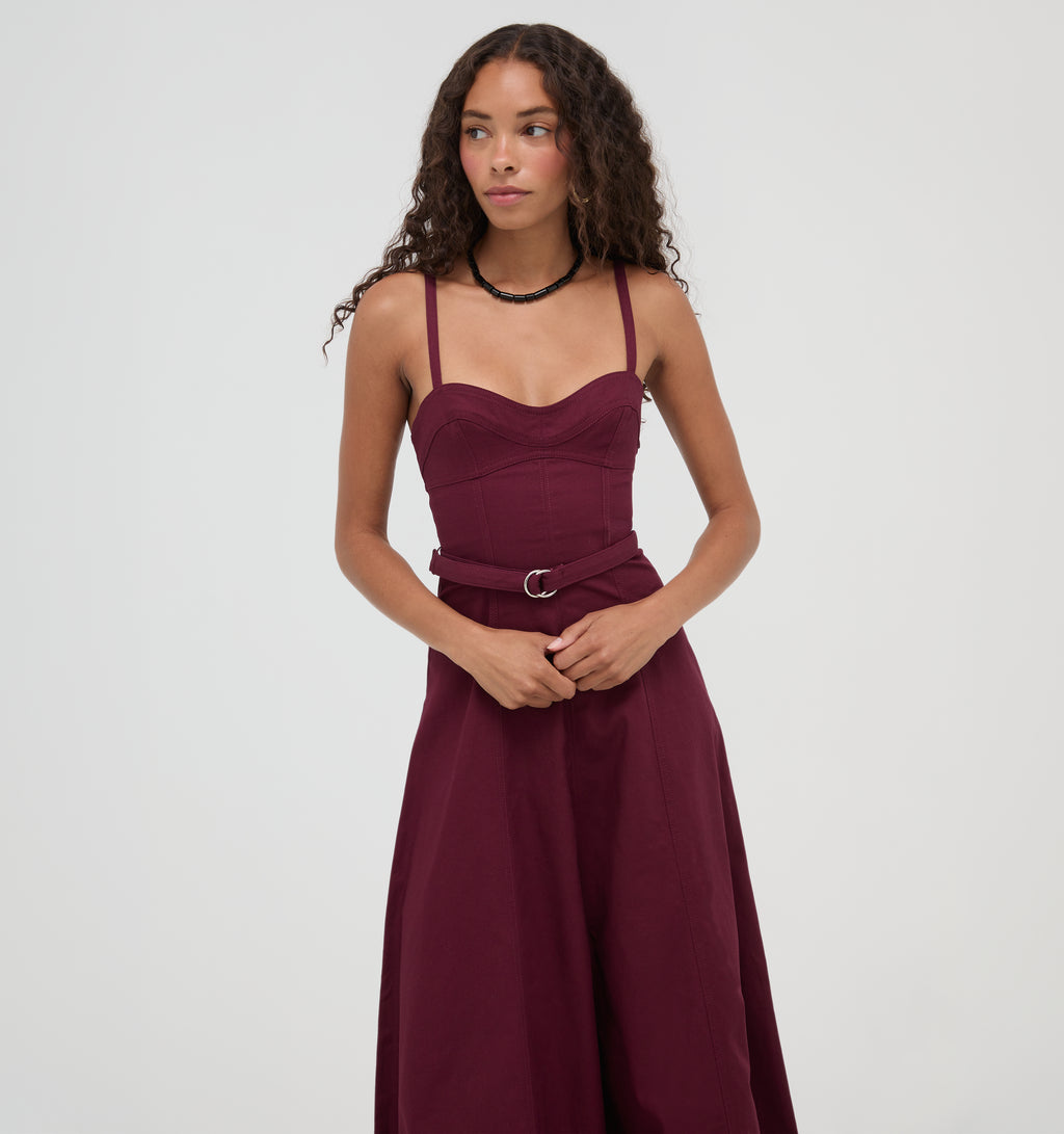 Hill House Home The Fiona Dress -  Mulberry