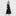The Maternity Fleur Dress - Black Jersey