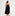 The Fleur Midi Dress - Black Jersey