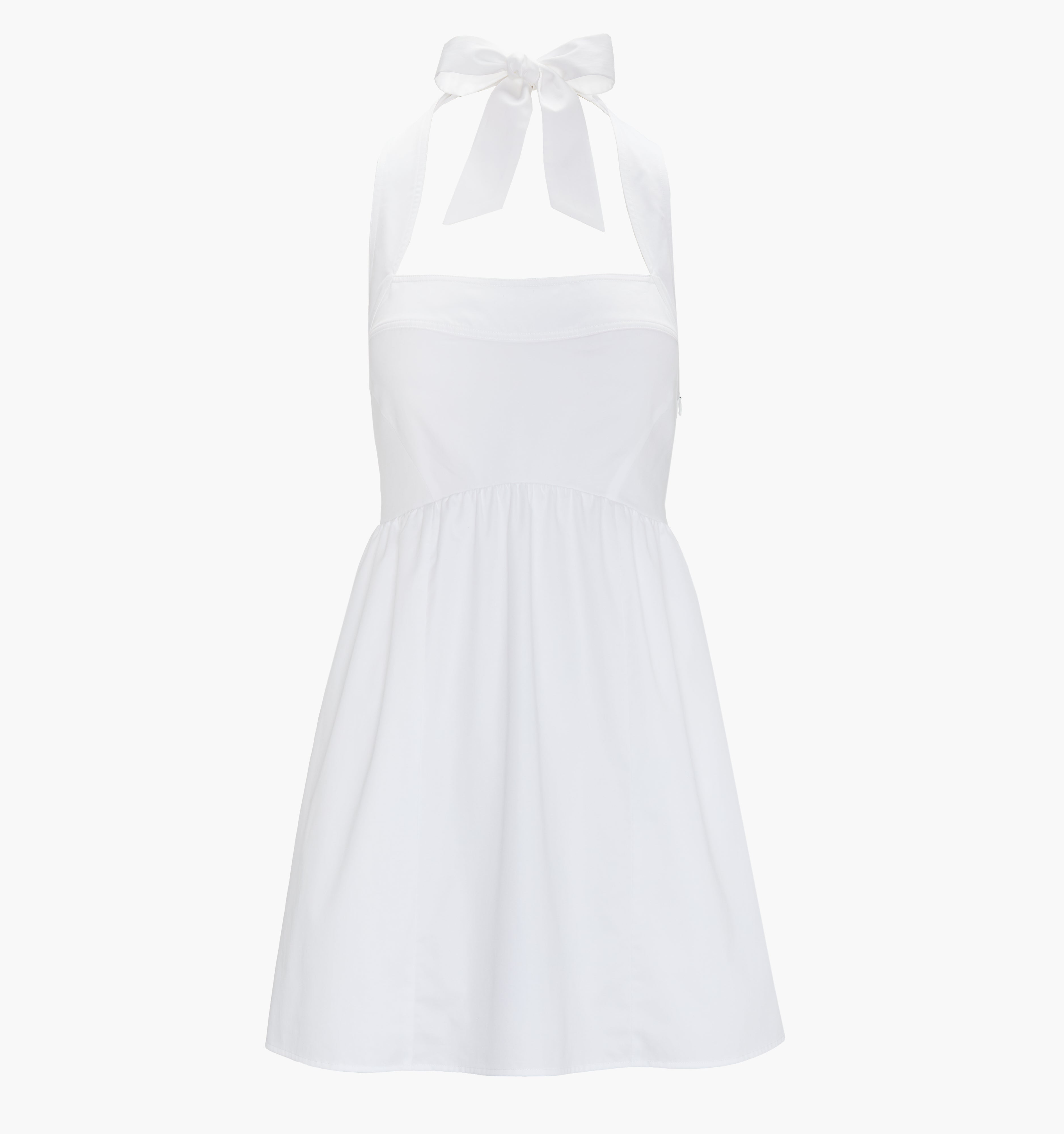 The Fleur Mini Dress - White