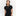The Gia Mini Nap Dress - Black Tonal Seersucker