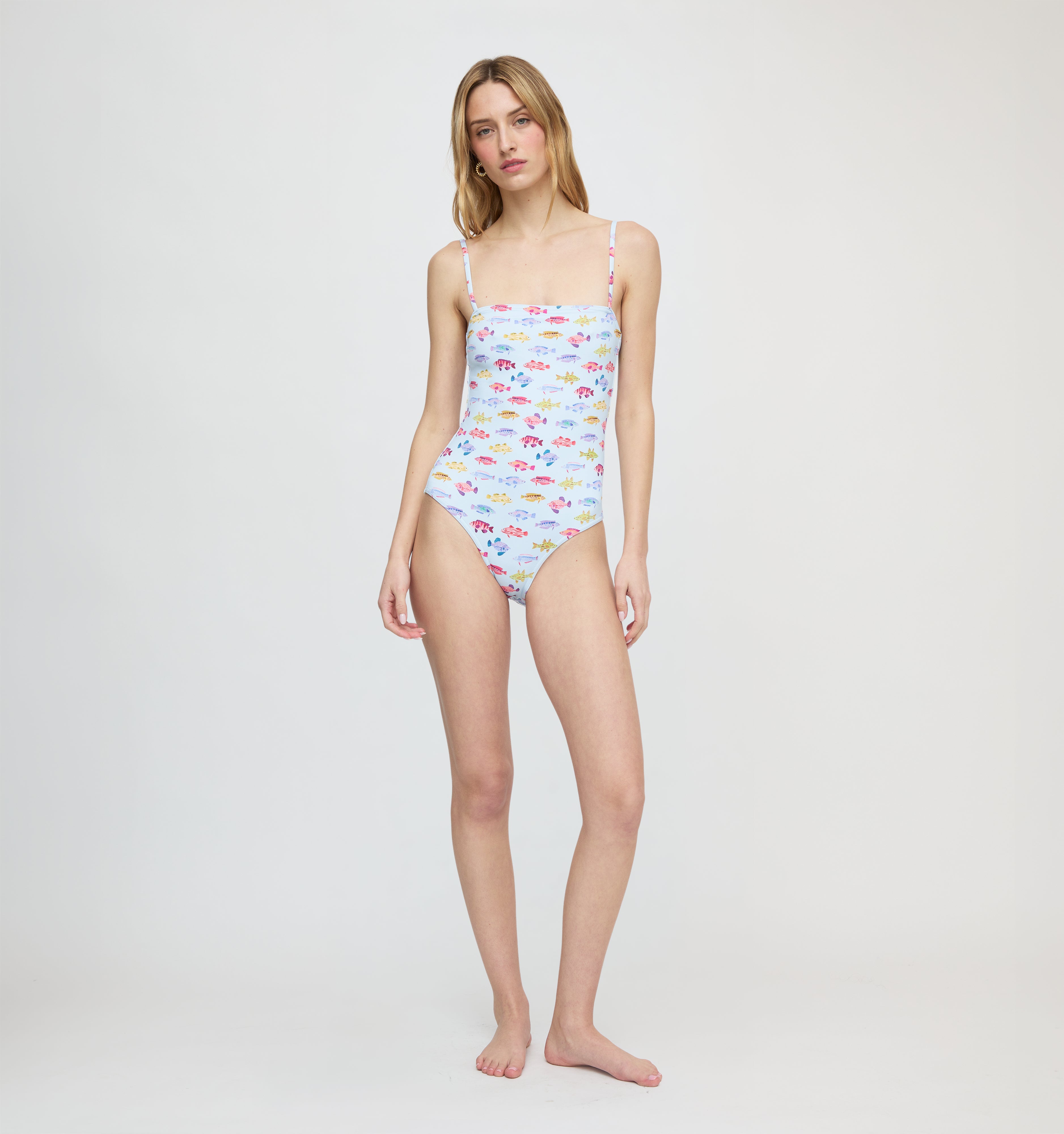 The Giana One Piece - Poppy Damask Stripe – Hill House Home