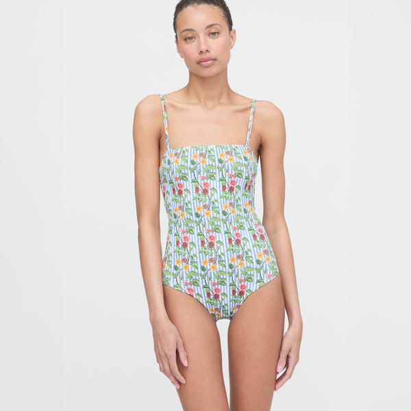 The Giana One Piece - Geranium Stripe – Hill House Home