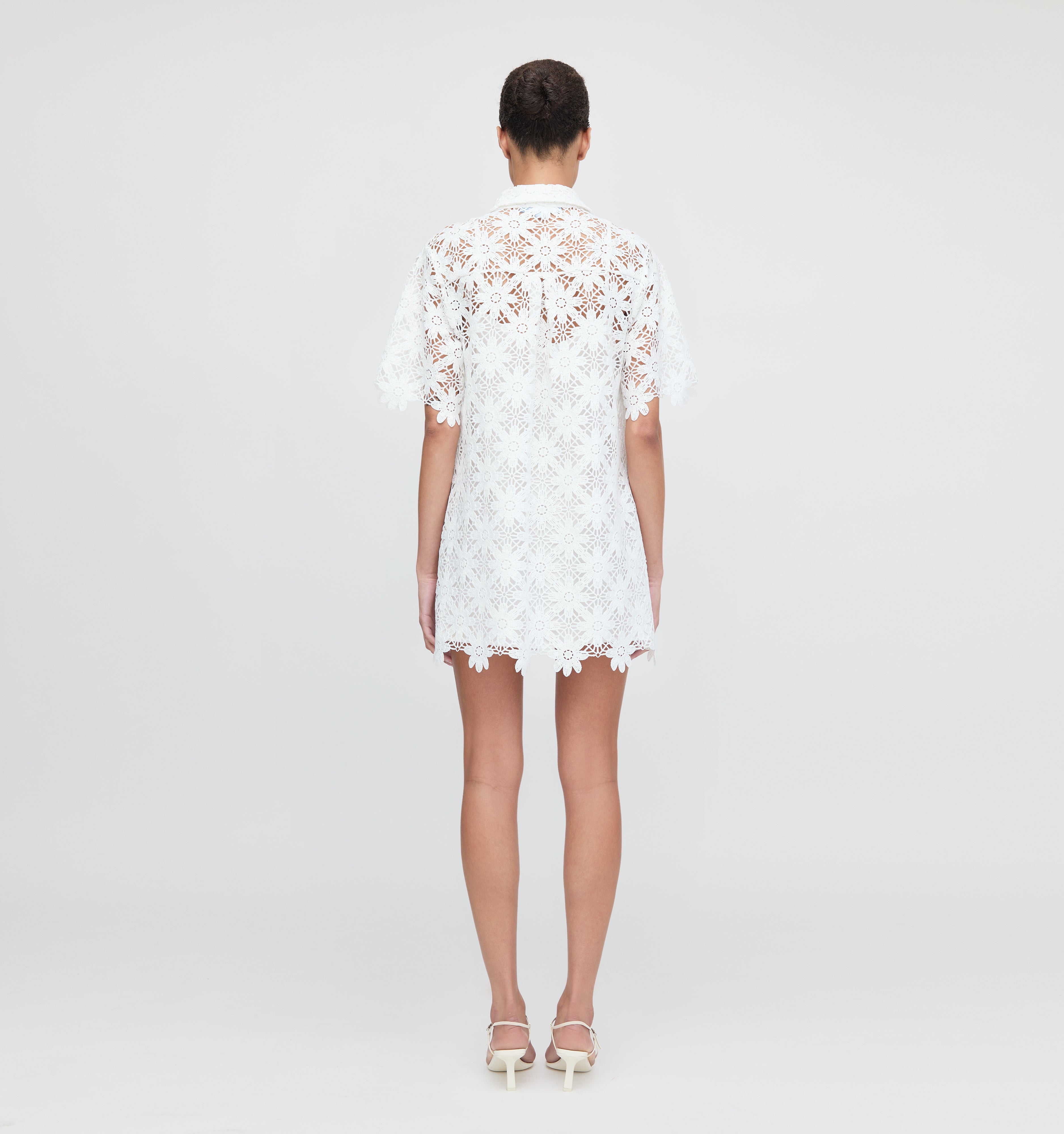 The Victoria Dress - White Daisy Crochet