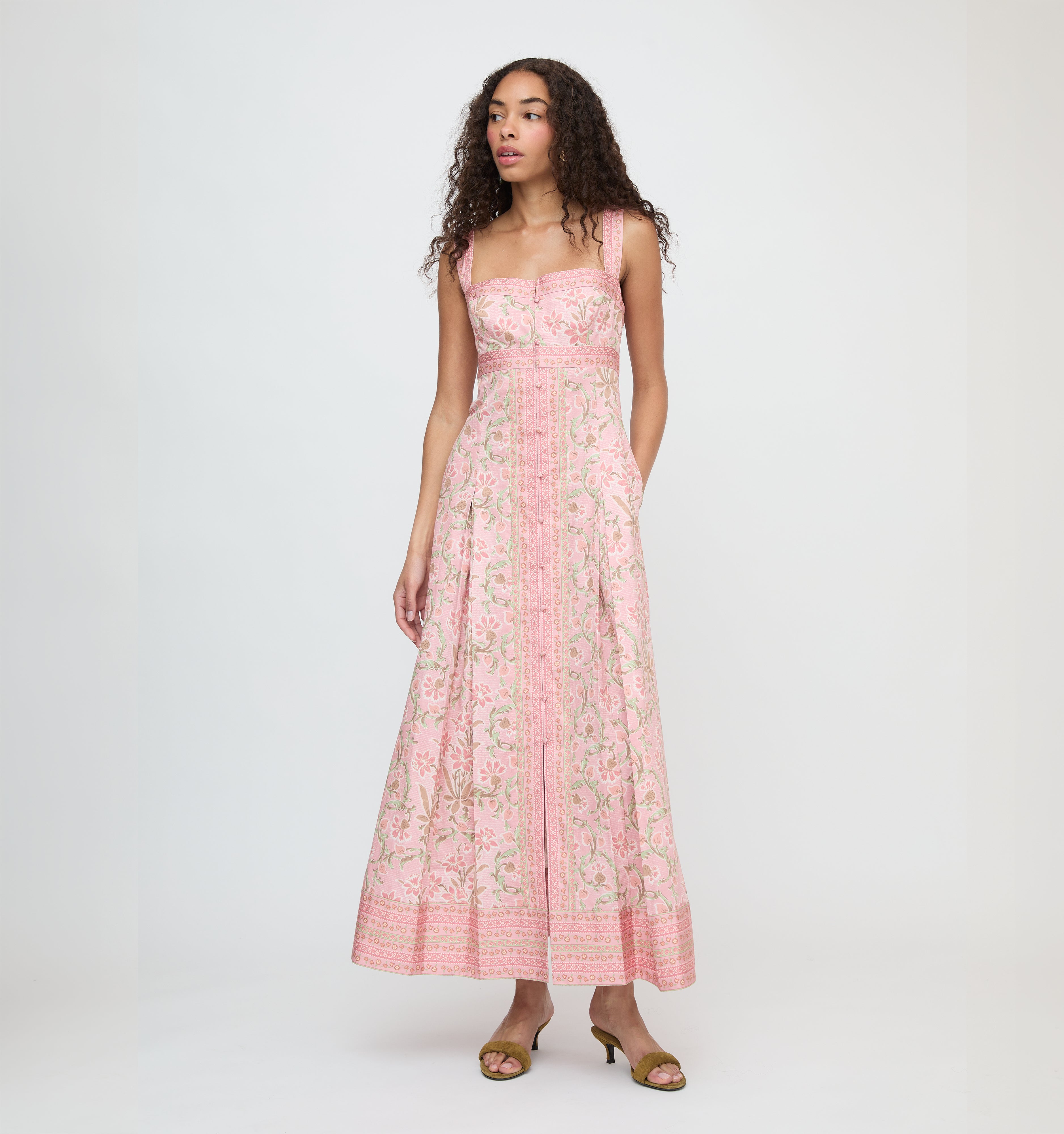ぱ*ー様 House on the Hill 90 ワンピース The Hope Dress - Daffodil Brocade – Hill House Home