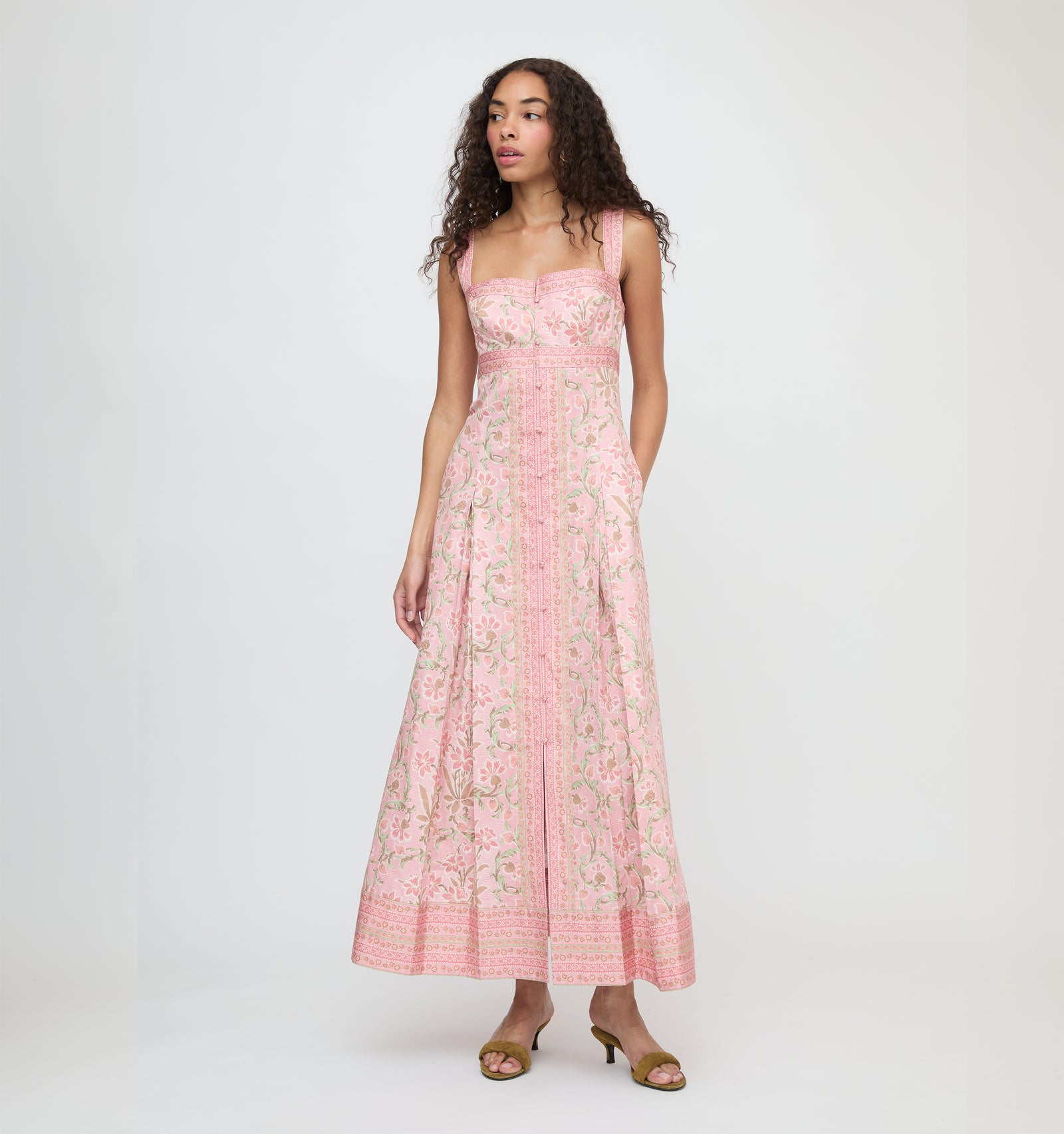 The Hope Dress - Daffodil Brocade