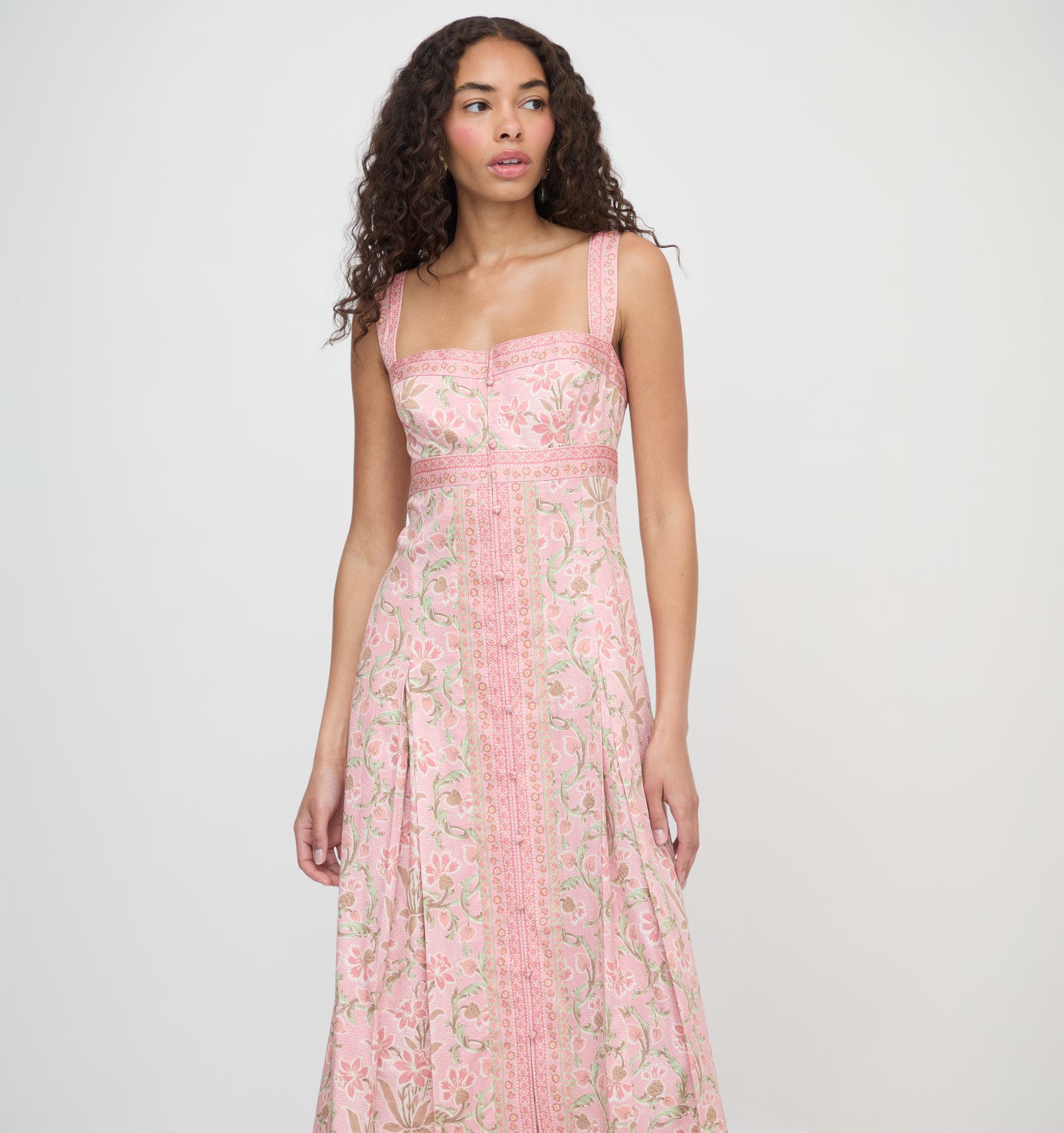 The Hope Dress - Daffodil Brocade