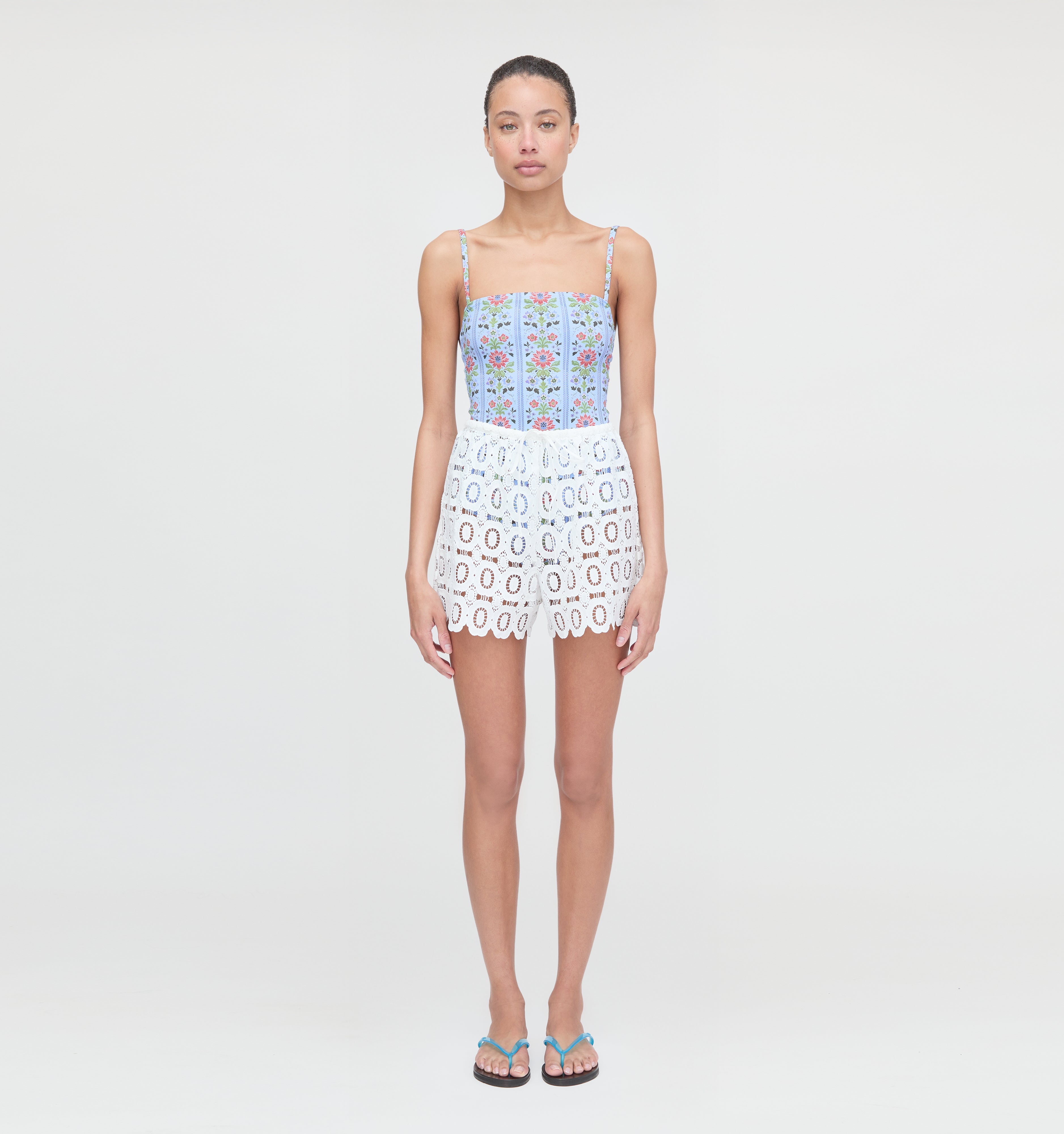 The Kaya Short - White Lace