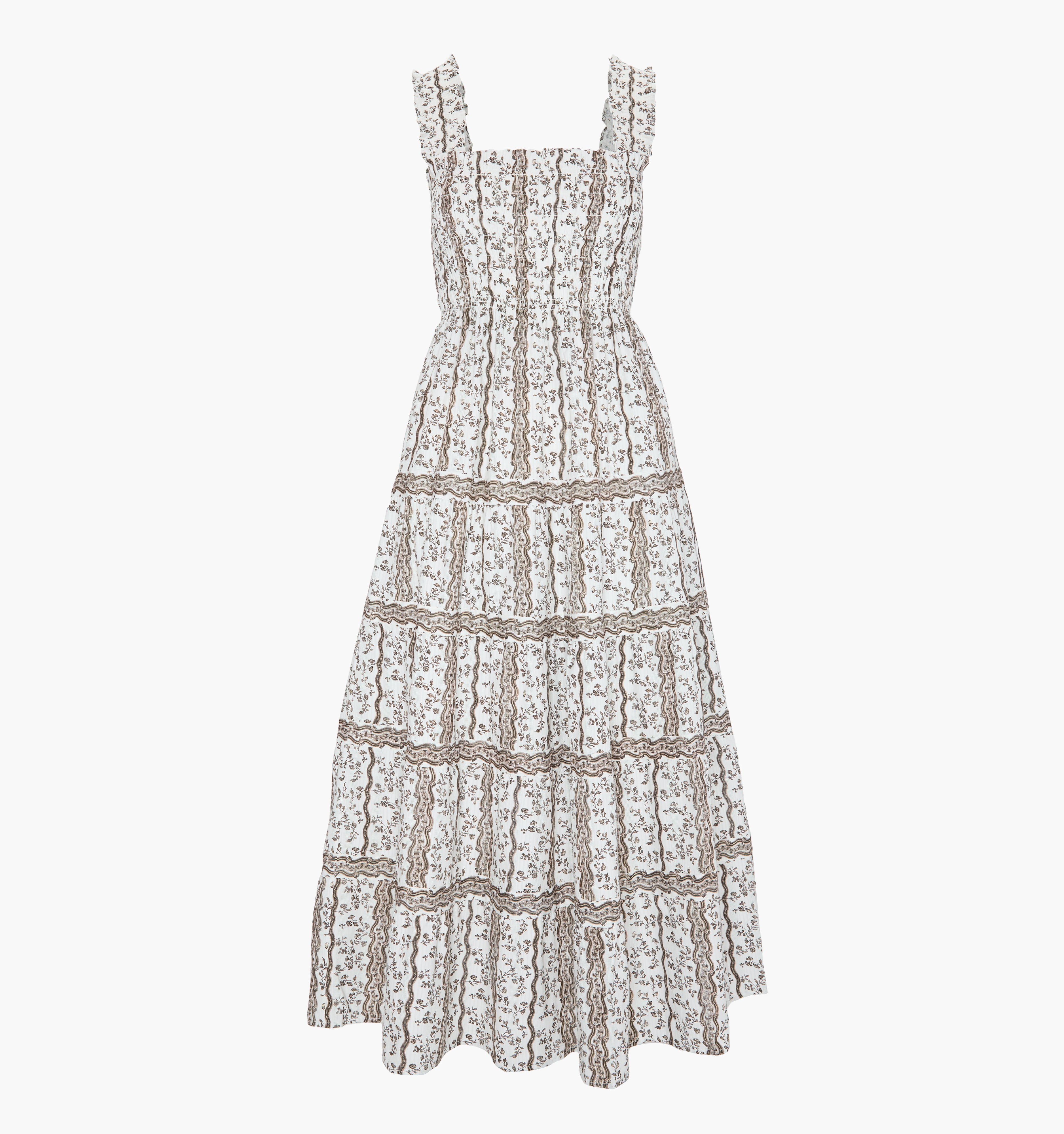 The Kimmy Nap Dress - Mocha Provence Floral