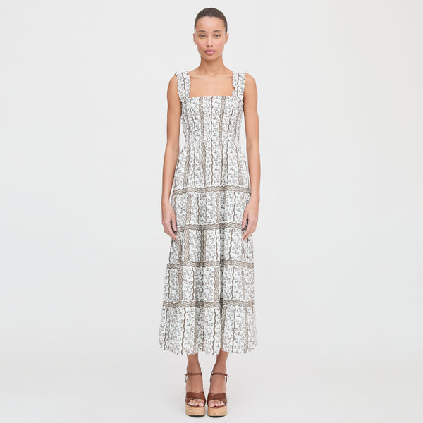 The Kimmy Nap Dress - Mocha Provence Floral – Hill House Home