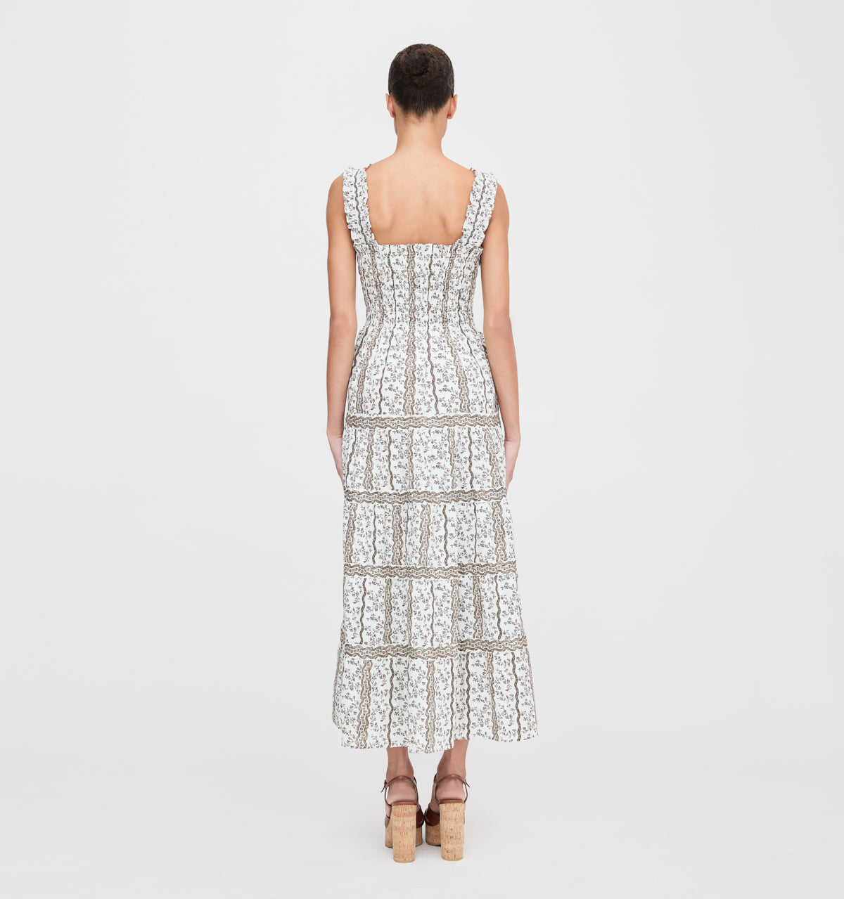 The Kimmy Nap Dress - Mocha Provence Floral