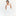 The Kimmy Nap Dress - White Linear Swiss Dot