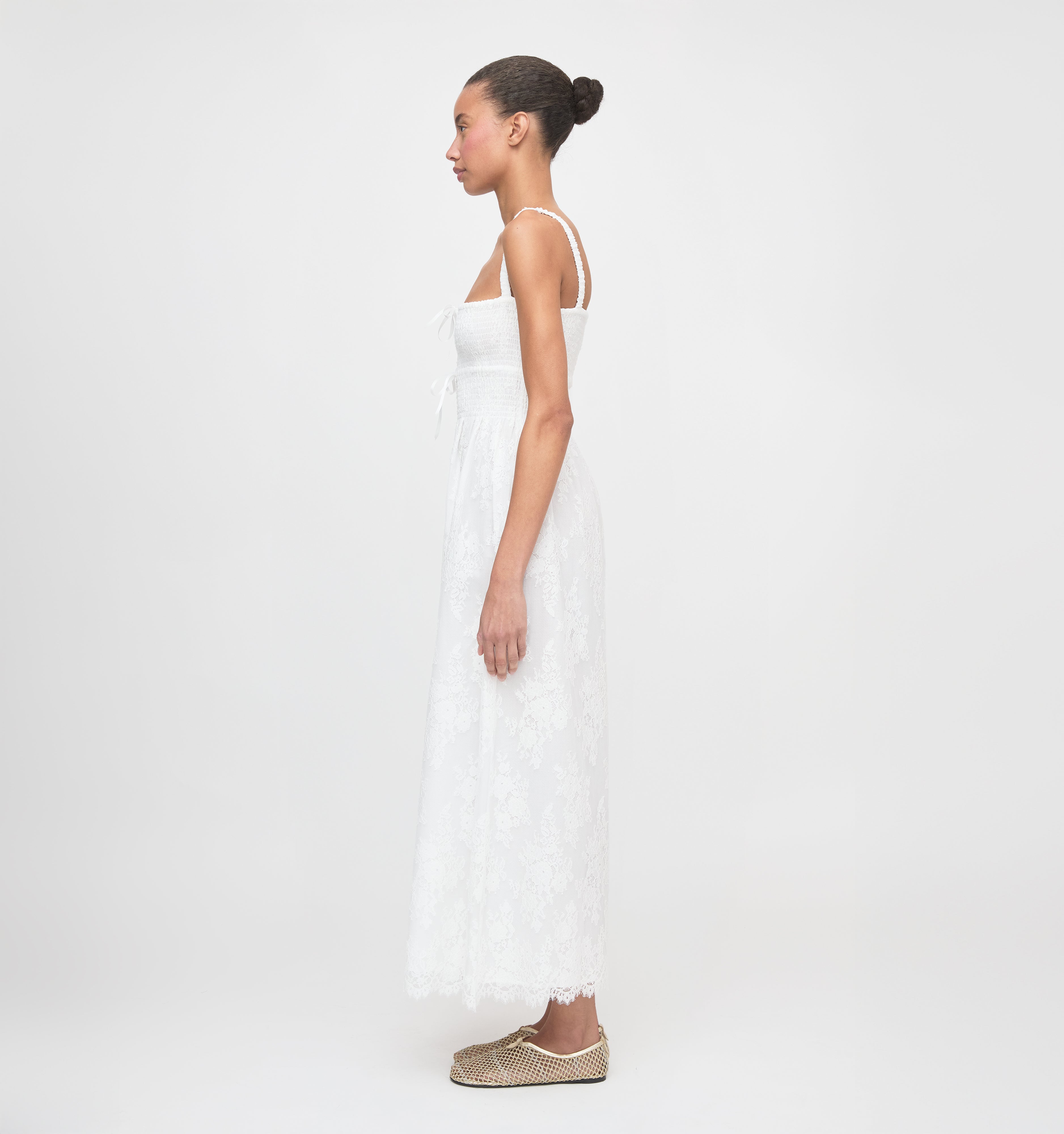 The Larissa Nap Dress - White Magnolia Lace