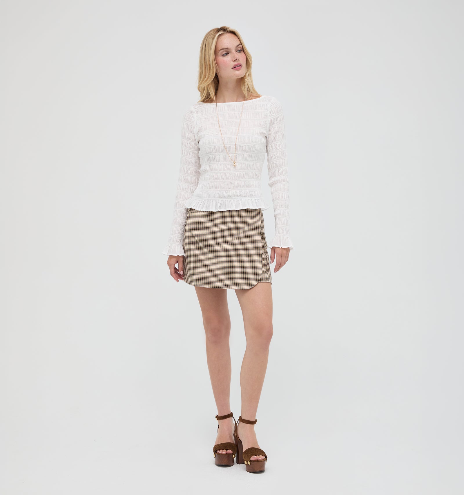 The Lexi Nap Top -  Antique White