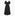 The Louisa Nap Dress - Black Embroidered Bouquet