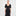 The Louisa Nap Dress - Black Embroidered Bouquet
