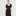 The Louisa Nap Dress - Black Tonal Seersucker