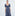 The Louisa Nap Dress - Navy Trailing Fern