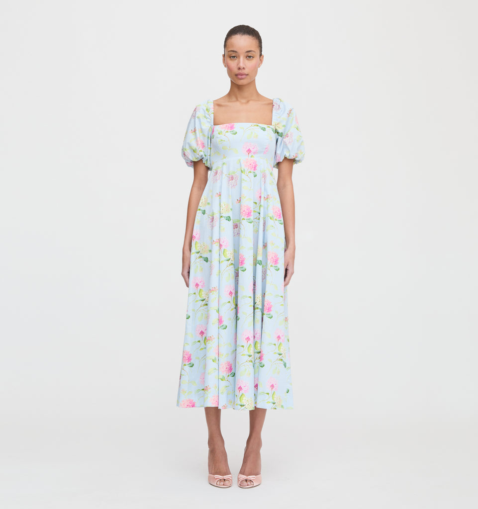 The Matilda Dress - Hydrangea Chintz – Hill House Home