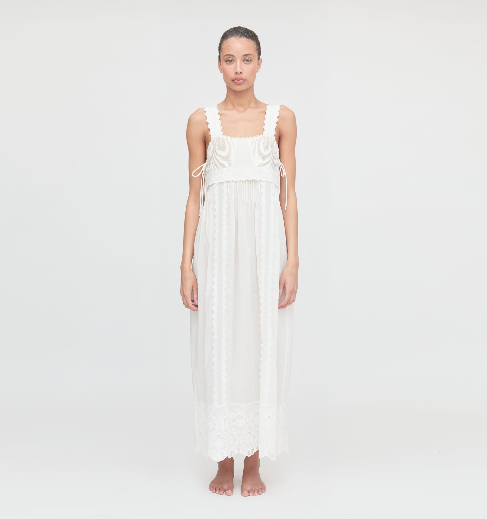 The Lux Nightgown - Soft Ivory
