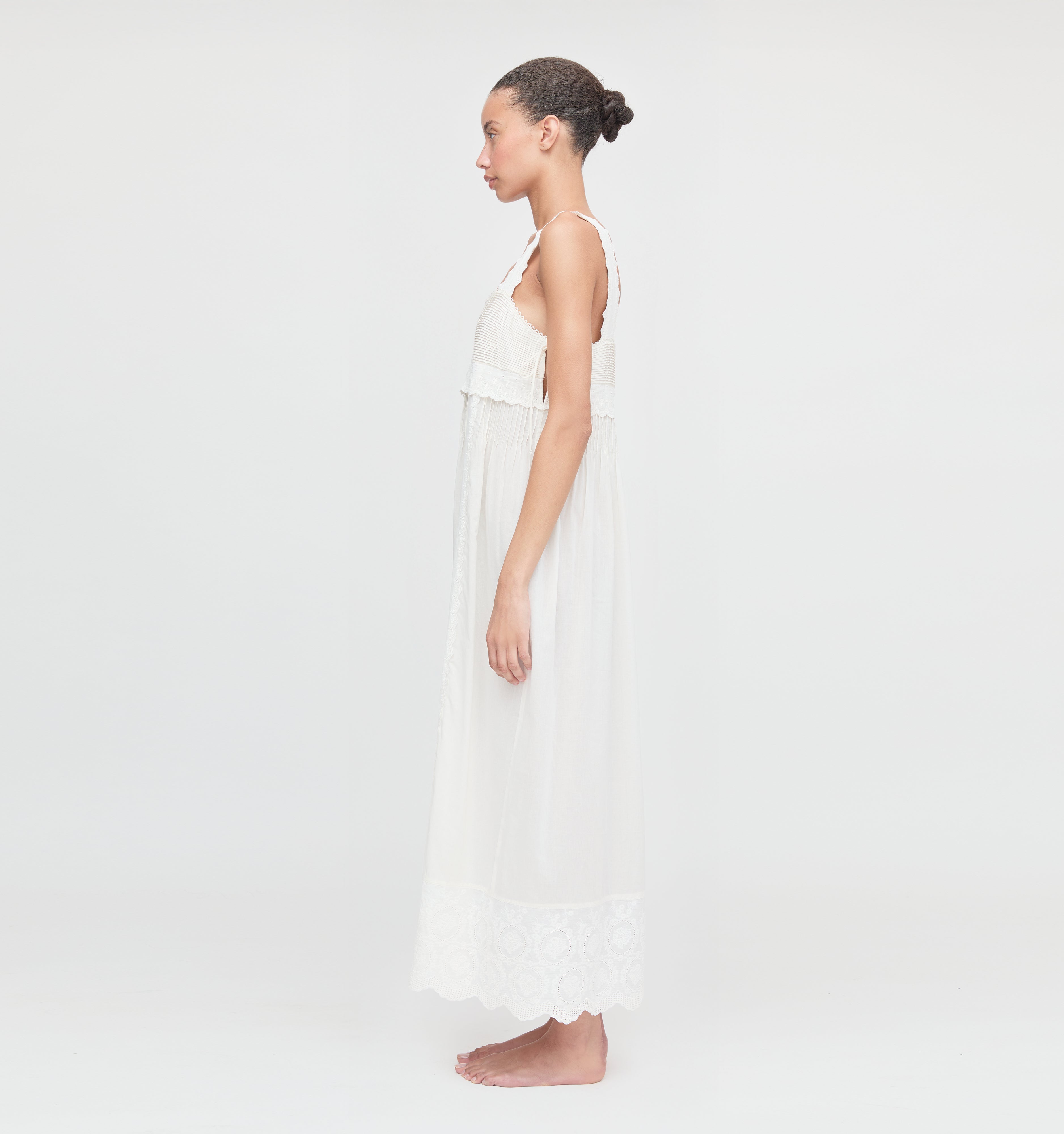 The Lux Nightgown - Soft Ivory