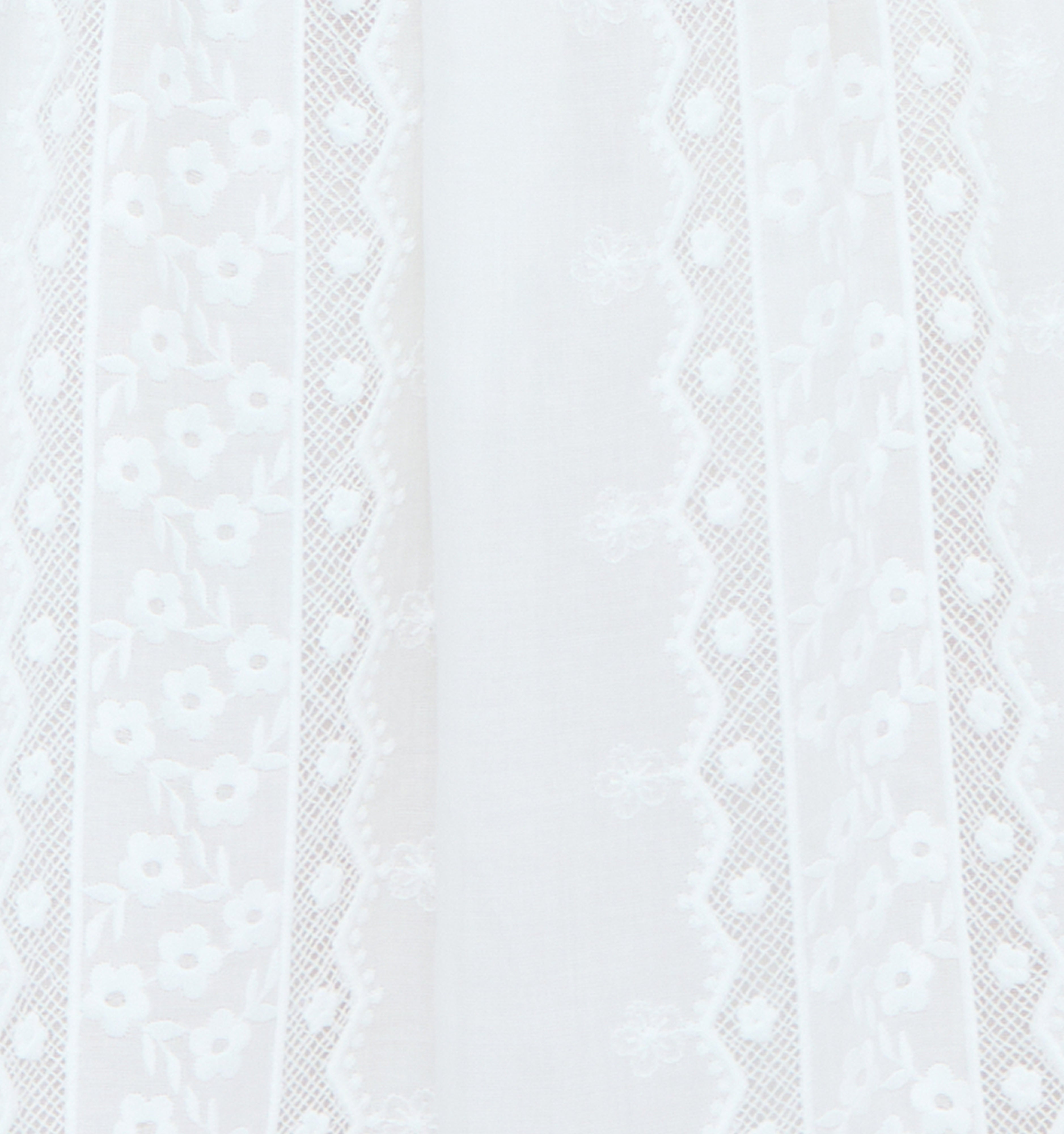 The Rosetta Nap Dress - White Broderie Voile