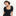 The Madeline Nap Dress - Black Linear Swiss Dot