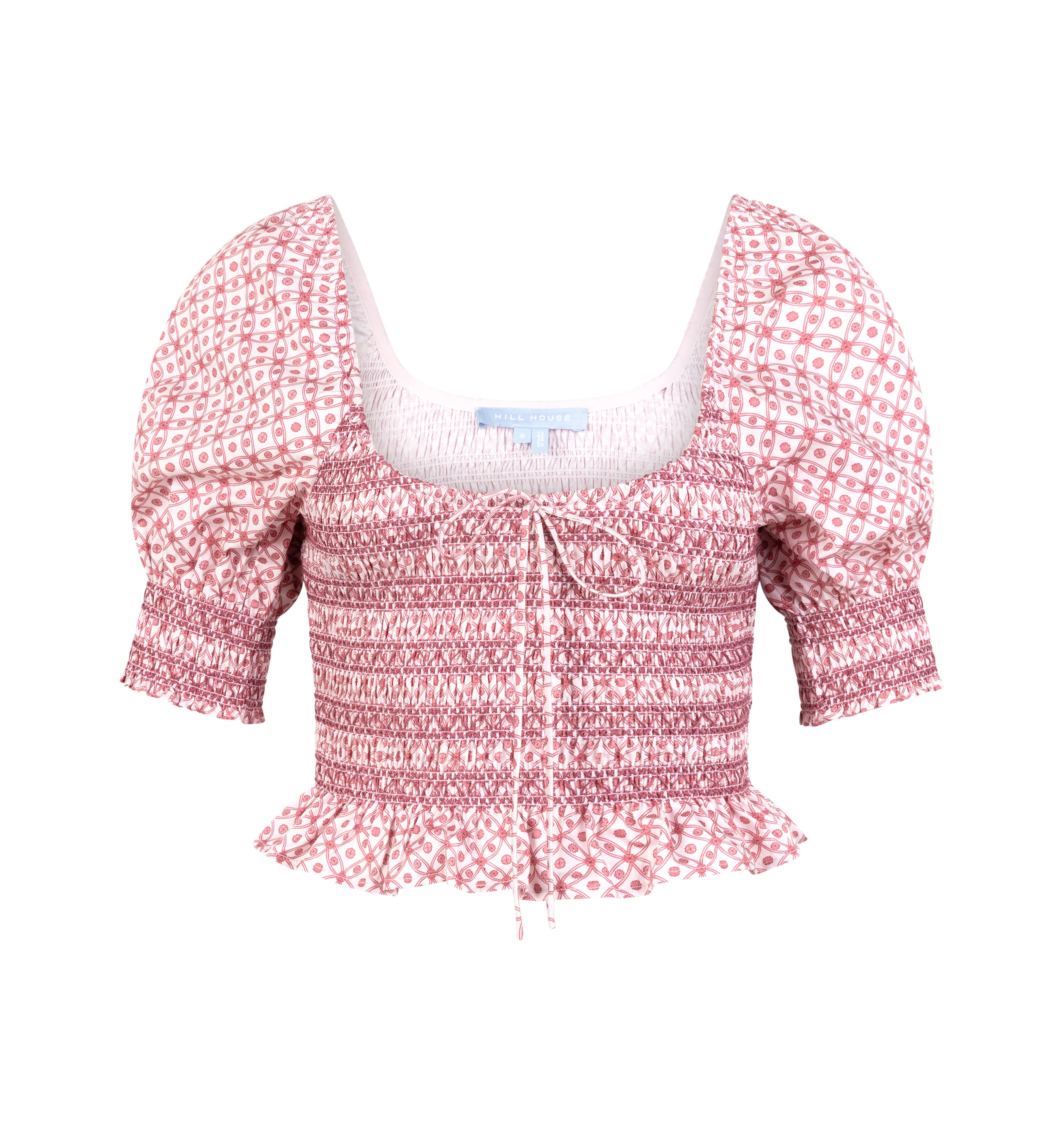 The Madeline Nap Top - Rose Circular Lattice – Hill House Home
