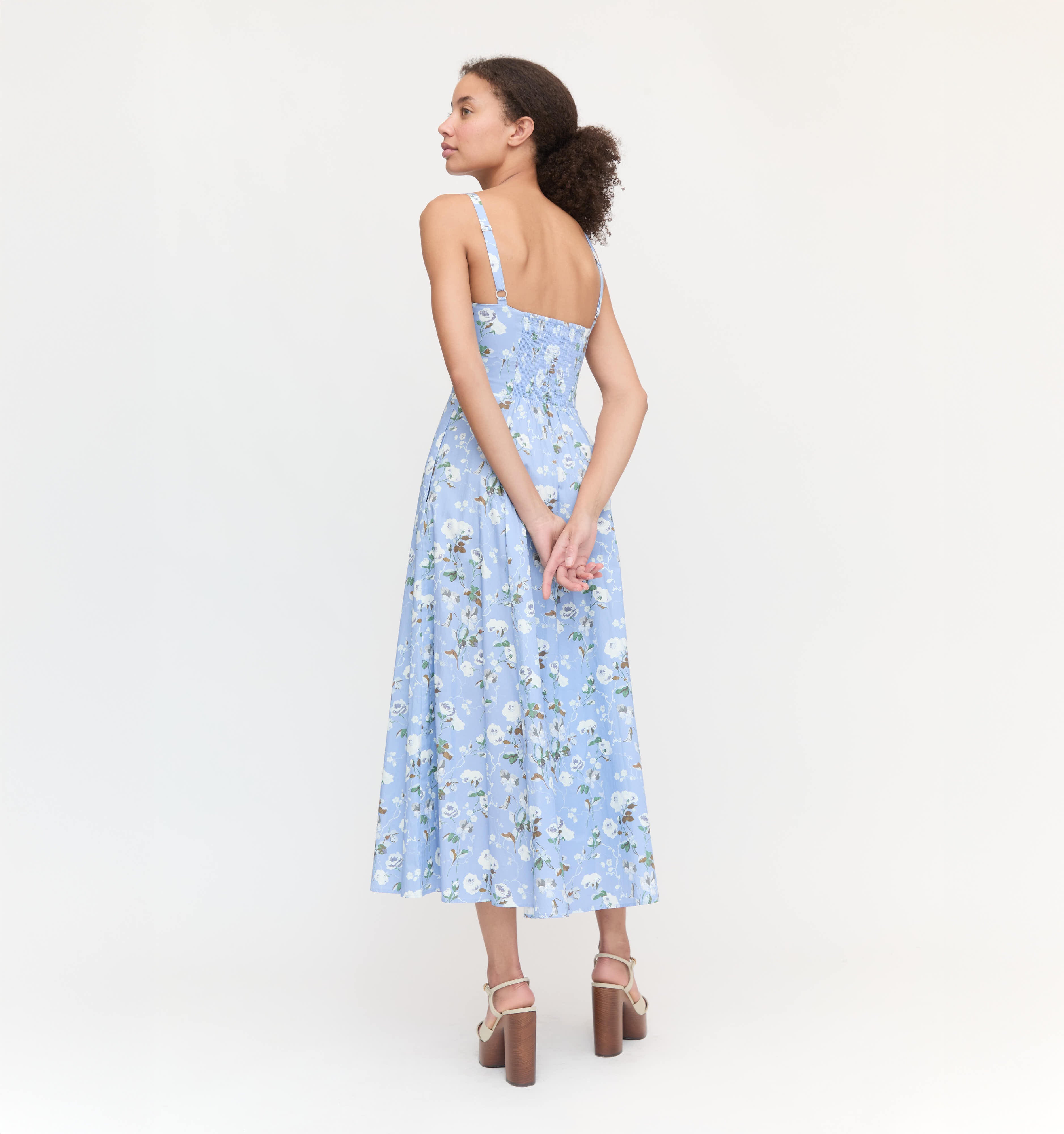 The Margot Dress - Sky Bluebonnet