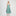 The Margot Dress - Diamond Cherries Grass Green
