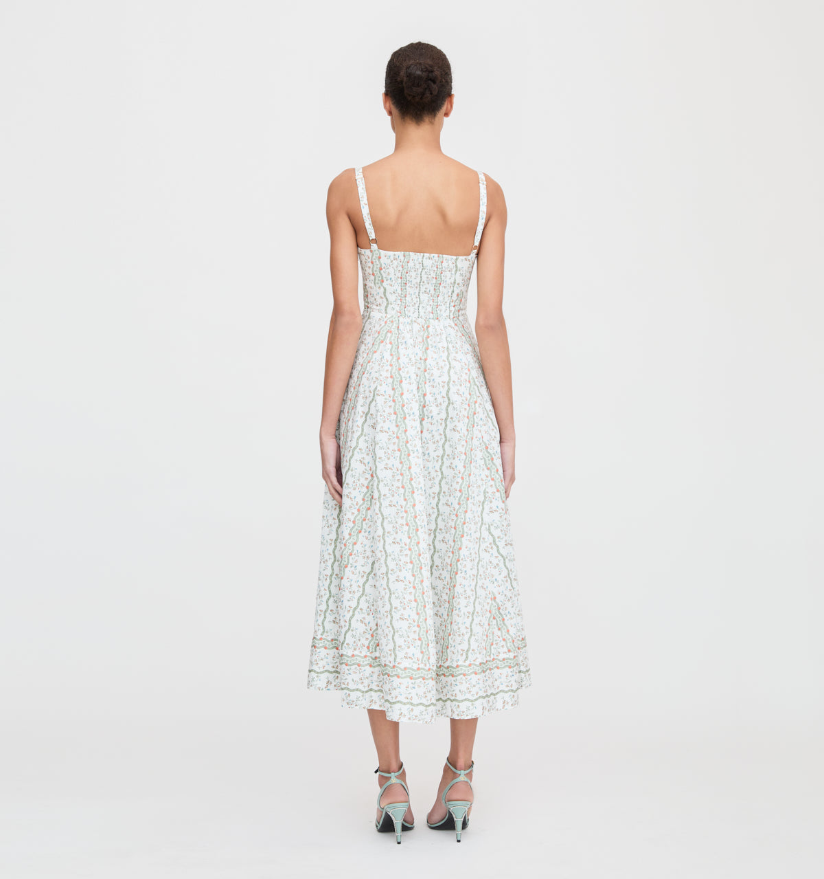 The Margot Dress -  Green Provence Floral