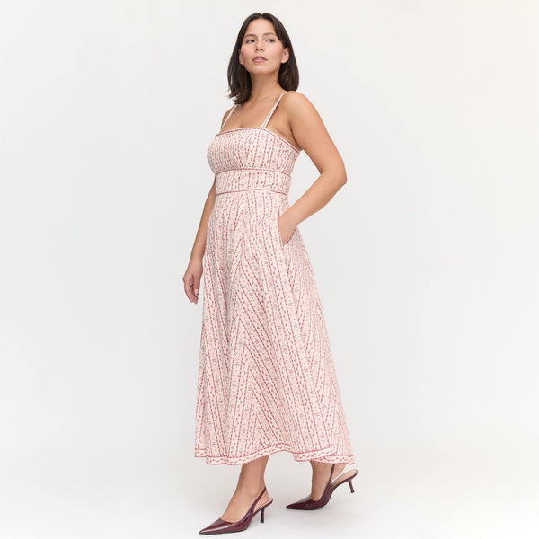 新品未使用 House on the Hill (Flower Stripe) House on the hill flower stripe 100 新品 House on the hill flower