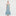 The Marietta Dress - Blue Pressed Flowers