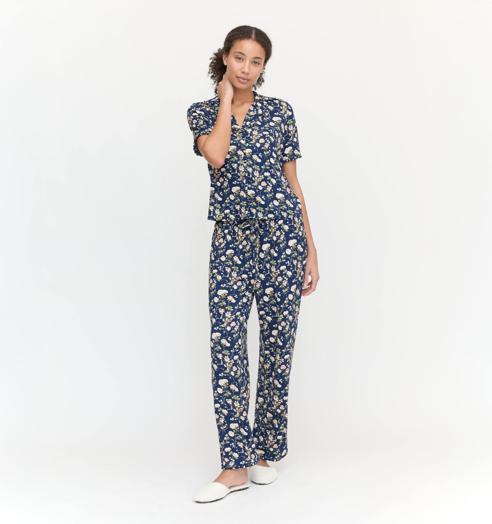 パジャマ・バスローブ house on the hill Pajamas Navy Stripe house on the hill Pajamas Navy Stripe