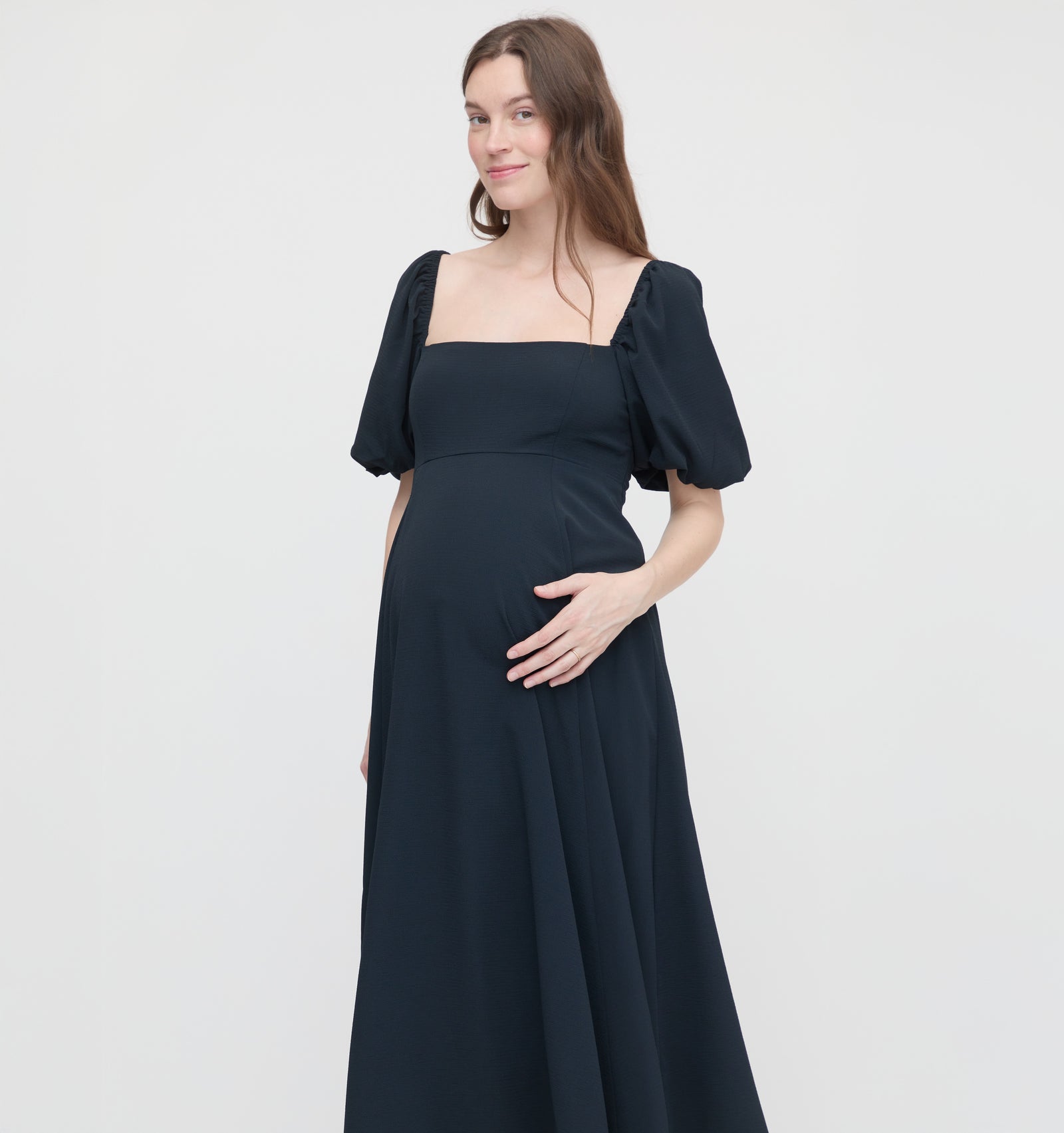 The Maternity Matilda Dress - Black Crepe Hill House Home The Maternity Matilda Dress - Black Crepe Hill House Home
