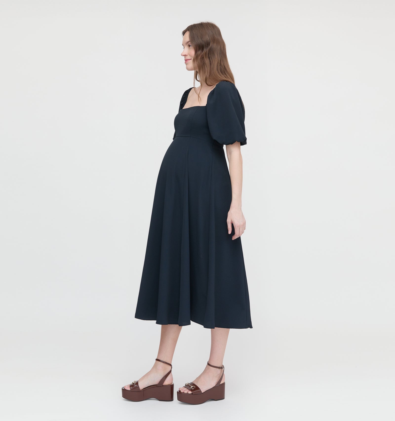 The Maternity Matilda Dress - Black Crepe Hill House Home The Maternity Matilda Dress - Black Crepe Hill House Home