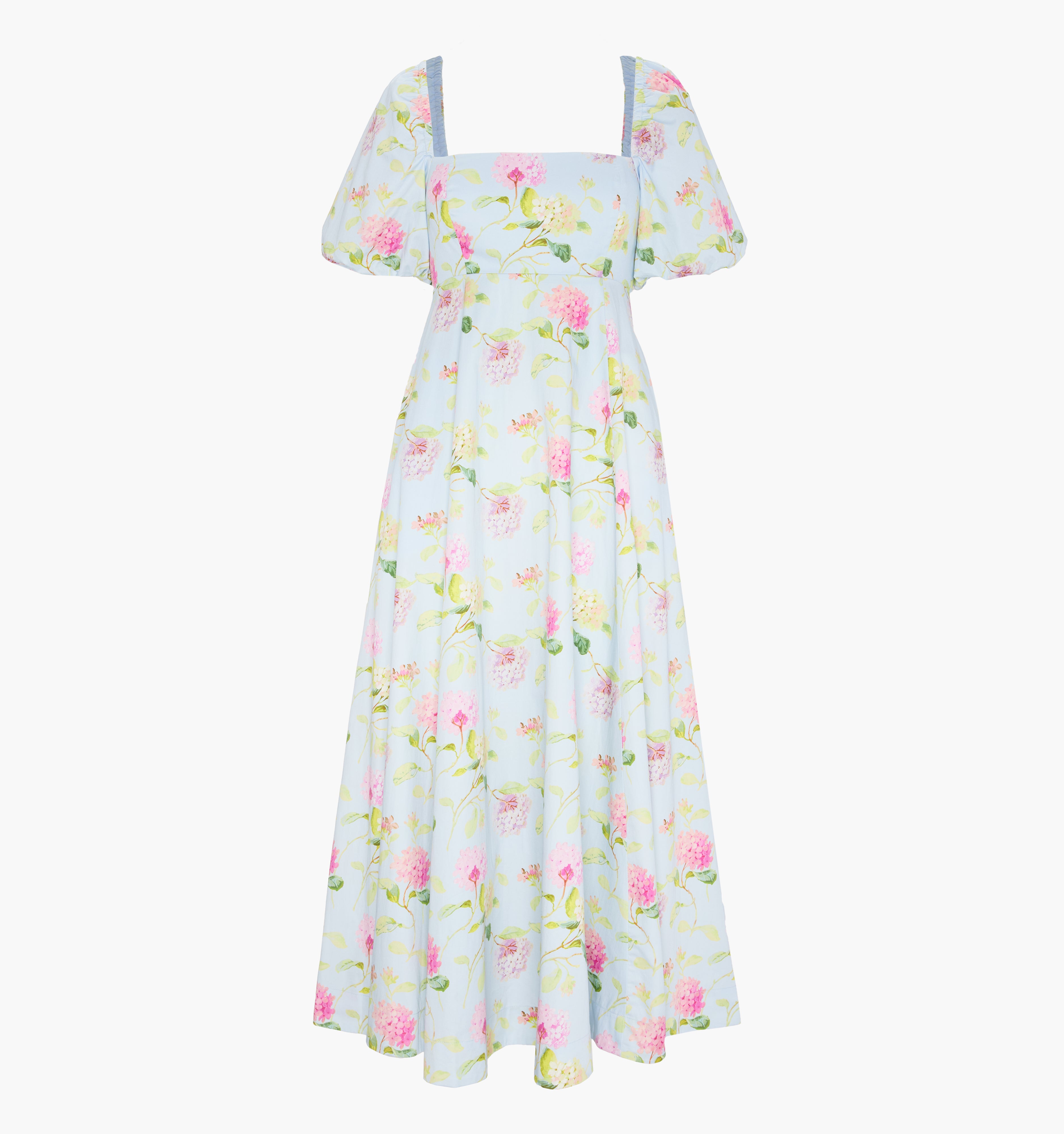 The Matilda Dress - Hydrangea Chintz