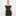 The Mattia Dress in Black color: Black